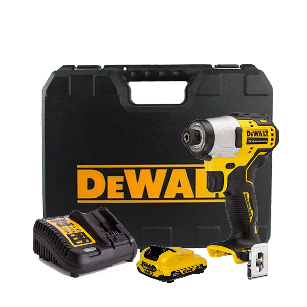 پیچگوشتی ضربه ای شارژی لیتیوم DCF801D1 دیوالت